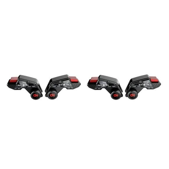 jesticaly 1 Pair Game for Shooter Sensitive Gaming Trigger Fire Button No Delay Buttons Pocket-size Phone Controller Black 2Set