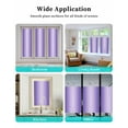 thumbnail image 6 of Window Privacy Film, Violet Ombre UV Sun Blocking Window Tint Film Heat Control One Way Blackout Window Film, Modern Abstract Gradient Color Art Non Adhesive Static Cling Window Sticker 17.7x78.7 In, 6 of 7