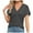 Gray, variant on vigerkar Womens Tops Dressy Casual V Neck Short Sleeve Shirts Summer Loose T Shirts Trendy Tops Tunic Blouses Red, L