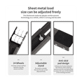 thumbnail image 4 of Qtmnekly Expandable Appliance Roller-Appliance Rollers for Washer and Dryer,Base Mover for Washer and Dryer Iron Black, 4 of 5