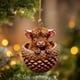 thumbnail image 4 of Adornos navideños Chopper de 8 cm con diseño de animales del bosque, para árbol de Navidad, regalo navideño, decoración colgante, decoración de jardín, decoración navideña y de Halloween., 4 of 6