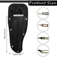 thumbnail image 2 of 1 pieza de funda para tijeras de podar, funda para podadora de jardín, funda protectora para bolsa de herramientas, funda protectora para podadora de cuero PU, funda para tijeras para podadora de jardín Sailing Electrónica, 2 of 4