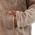 thumbnail image 3 of 32 Degrees Women's Plush Luxe Fur Super Soft Full Zip Outwear Jacket Size: XXL, Color: Goat, 3 of 5