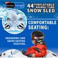 thumbnail image 5 of Wham-O Snowboogie Animal Tube 44" Polar Bear | Single Rider Snow Sleds | Inflatable Sled with Soft Handles | Slick Bottom for Speed & Control | Snow Sledding for Adults & Children | Holidays & Winter, 5 of 7
