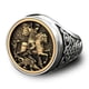thumbnail image 2 of RingDiamond Oscuro Sociedad Anillo Anillo Grande Anillo Forma Regalo Anillo Oro Anillo Vintage Anillos, 2 of 8