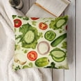 thumbnail image 3 of SHANXI Double-Sided Fruit Printed Design Farmhouse Decorative Pillow Cases, Square Short Plush Cushion Covers for Sofa Couch Car Bedroom Home Decor 12x12in, 3 of 5