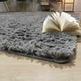 thumbnail image 5 of Paco Home Shag Rug Super Light & Cozy in Grey - 5'3" x 7'3" (5'x7'), 5 of 5