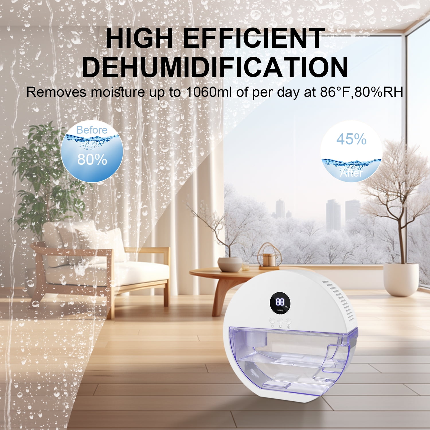 Mini Dehumidifier for Home,Room