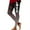 Red, variant on EHRWE Leggings For Women Ladies Casual Sports Yoga Pants Baseball Print Tight Leggings Casual Training Pants Classic