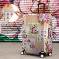 thumbnail image 4 of Pioneer Flower Floral Print Pattern Luggage Cover Fashion Suitcase Cover Baggage Covers Fit 25-28 Inch Luggage (Go Travel), 4 of 5