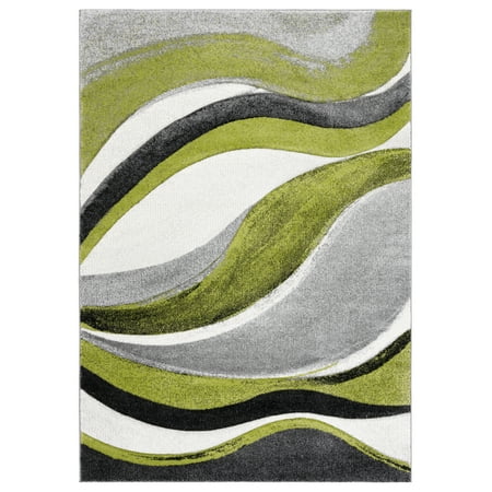 Safavieh SAFAVIEH Hollywood Collection HLW766Y Grey / Green Rug