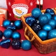 thumbnail image 6 of Every Day is Christmas Ornaments 35ct 70mm Christmas Ornaments, Shatterproof Christmas Tree Ornaments Set, Christmas Balls Decoration (Royal Blue), 6 of 8