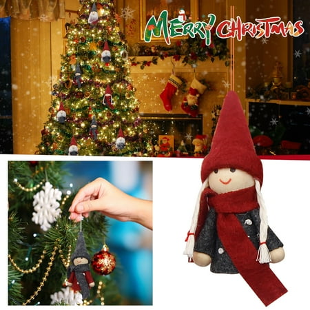 

Christmas Decoration Supplies Creative Christmas Tree Pendant Christmas Doll Old Man Mini Doll Small Doll