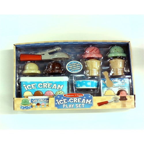 Melissa & Doug Scoop and Stack Ice Cream Cone Pretend Play Set