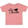 thumbnail image 3 of Inktastic Bestie Frenchie Boys or Girls Baby T-Shirt, 3 of 5