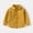 Yellow, variant on LYMAYTER Toddler Baby Boys Long Sleeve Button Down Shacket Casual Solid Color Spring Fall Button Up Tops 2-7Y