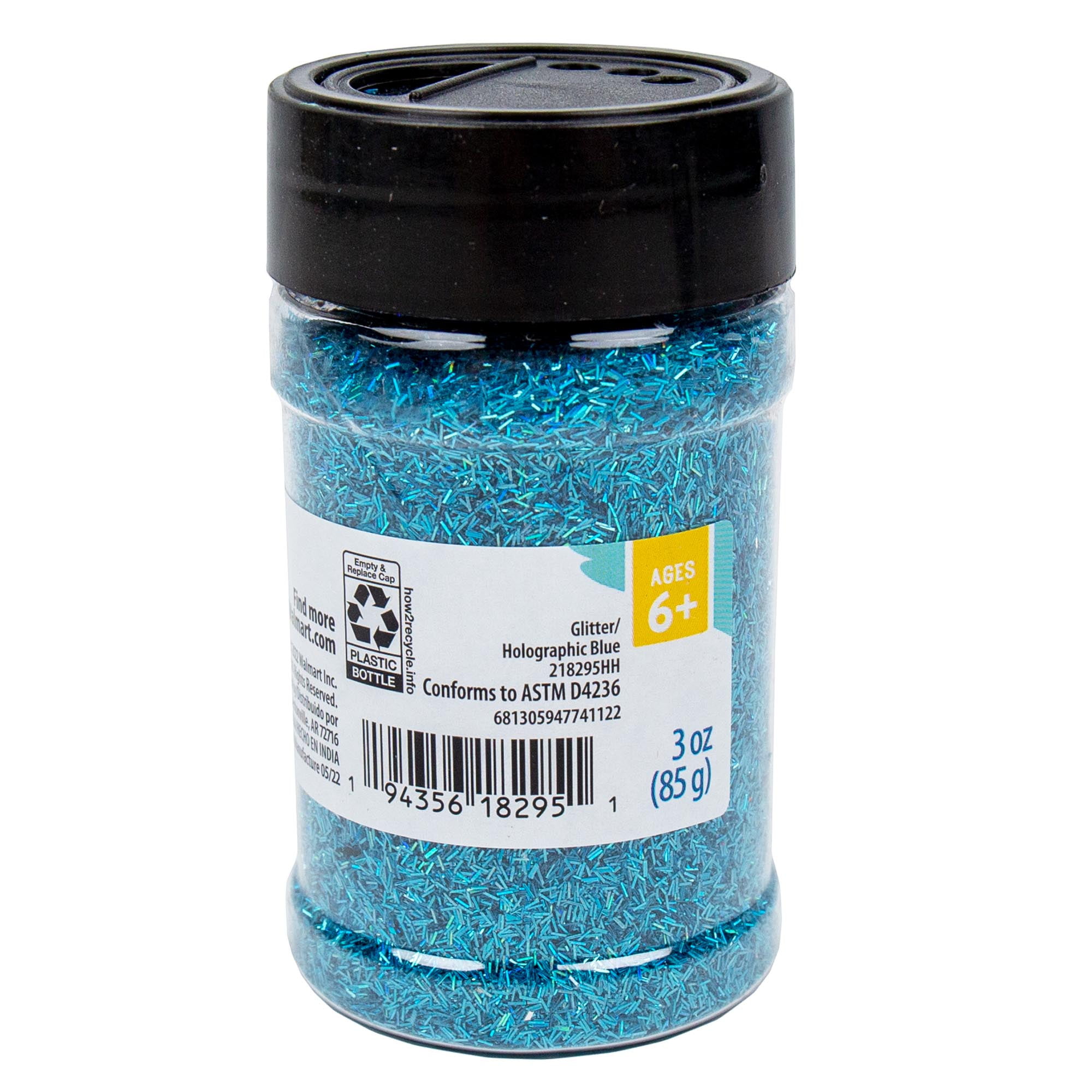 Hello Hobby Blue Glitter Shaker