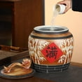 thumbnail image 5 of Ceramic rice storage container with lid, storage container, storage jar, grain container for rice noodles snacks, 5 of 8