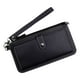 thumbnail image 1 of Monedero largo para mujer a la moda, tarjetero de PU, monedero, bolso de mano para mujer, plegable, grande Negro jinwen billetera larga mujer, 1 of 6