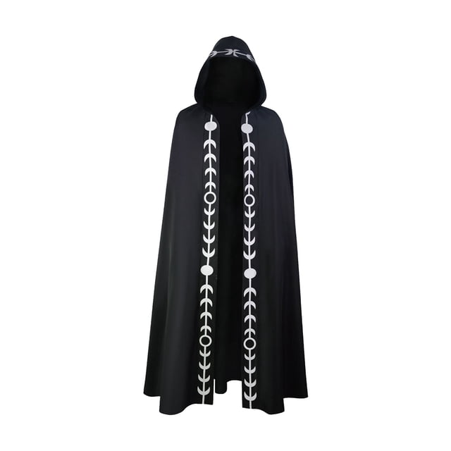 Capa con capucha de Halloween Capa unisex Hombres Mujeres Capa larga Vestido de lujo Disfraces de cosplay de rol Prendas de vestir