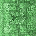 thumbnail image 1 of Ahgly Company Indoor Square Persian Emerald Green Traditional Area Rugs, 5' Square, 1 of 4