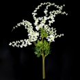 thumbnail image 2 of Vidrio de glicina de seda artificial, flor colgante de ratán para decoración de bodas, 6 piezas (blanco), 2 of 5