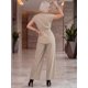 thumbnail image 3 of Conjunto Elegante 2 Piezas Pantalon Wide Legs Blusa Cruzada Outfit para Mujer, 3 of 5
