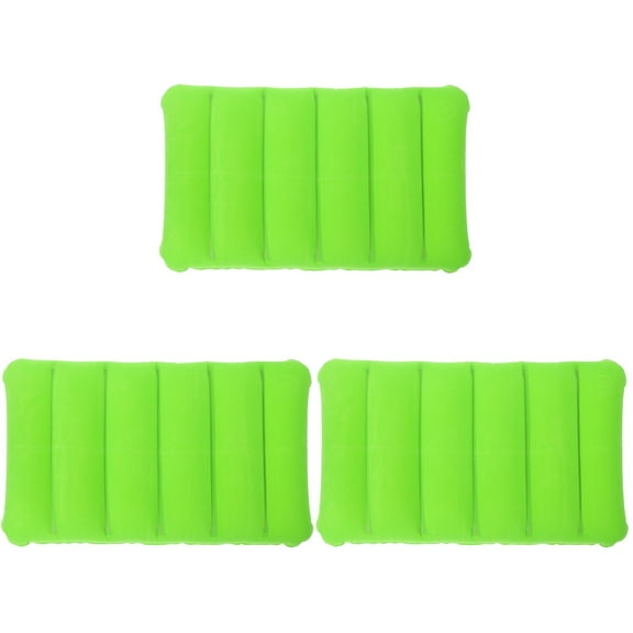 3 Count Camping Pillow Small Pillow Air Pillow Sleeping Cushion Resting Pillow Inflatable Pillow Outdoor Pvc Office
