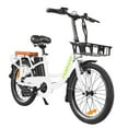 thumbnail image 2 of Nakto 20in PONY White City Electric Bicycle/Bike for Women 250w Motor 36V 10Ah Long Lasting Lithium-Ion Battery, 2 of 17