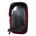 thumbnail image 1 of Naiovety Soporte de teléfono para motocicleta de bicicleta, funda impermeable de 6,4 pulgadas, soporte para manillar, fundas para bolsa, soporte para Ciclismo Rojo Styre Naiovety OD2816-01B, 1 of 6