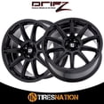 thumbnail image 2 of Drifz 311B Flite 18x8 5x100/5x114.3 +35et Gloss Black Wheel Fits select: 1996-2023 TOYOTA RAV4, 1997-2023 HONDA CR-V, 2 of 5