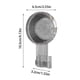 thumbnail image 3 of Ganchos de pared para colgar abrigos | Ganchos curvos de aleación de aluminio para armario de entrada al dormitorio | Instalación de succión sin clavos | Resistente a la corrosión | Desmontable |, 3 of 7