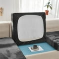 thumbnail image 6 of 2022 Universal Sofa Cover, Stretch Velvet Couch Cushion Slipcovers Replacement, Anti-Slip L-Shape Sofa Covers, Chaise Lounge Sofa Slipcover (Dark Grey, 2-Seater Cushion Cover), 6 of 23