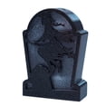 thumbnail image 2 of Halloween Tombstone Decorative Lamp, 3D LED Hanging Light Nightlight, Plastic Miniature Witch Castle Ghost Desk Figurine, Spooky Indoor Outdoor Home Party Ambient Display Ornament, 2 of 8