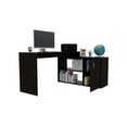thumbnail image 5 of Axis Modern L-Shaped Computer Desk with Open & Closed Storage White, 5 of 11