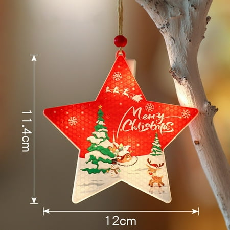 

YEDYLY Christmas Tree Decoration pendant Christmas decorative light Santa Claus
