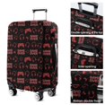 thumbnail image 5 of Red Controllers Games Icons Black Pattern Luggage Cover Fashion Suitcase Cover Baggage Covers Fit 25-28 Inch Luggage (Go Travel), 5 of 5