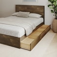 thumbnail image 2 of Nexera Nocce Storage Bed with Plank Effect Headboard, Truffle, 2 of 8