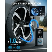 AVAPOW Cordless Tire Inflator Portable Air Compressor, Air Pump with Auto Shutoff, LED Light and Digital Pressure Gauge, 150PSI, 8000mAh Long Range Battery, Electric Pump for Car/Bike/Motorcycle/Ball