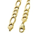 thumbnail image 2 of Gold Chain - Womens Semi Solid  Figaro Chain 10K/14K Gold, 2 of 6