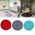 thumbnail image 6 of Circle Rugs for Bedroom Dorm Fluffy Fuzzy Soft Carpet Bedside Area Rug Indoor Living Room Carpet Home Decor, 6 of 7