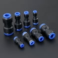 thumbnail image 3 of 5pcs / lote accesorios neumáticos Empuje en los conectores reductores rectos para la manguera de agua de vacío de aire Piezas neumáticas de plástico 7 Tamaño 4-12mm, 3 of 5