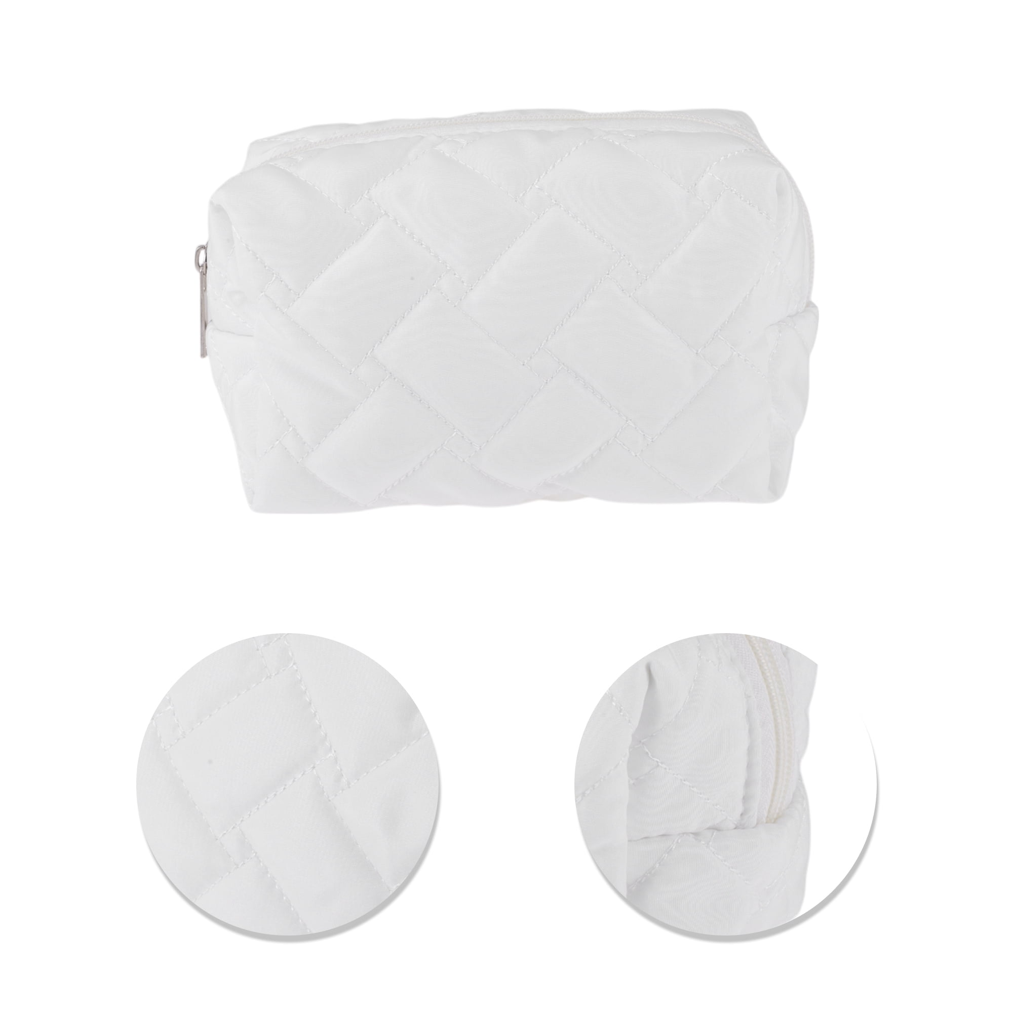 Unique Bargains 1 Pc Lady Portable Make Up Organizer Case for Activities White