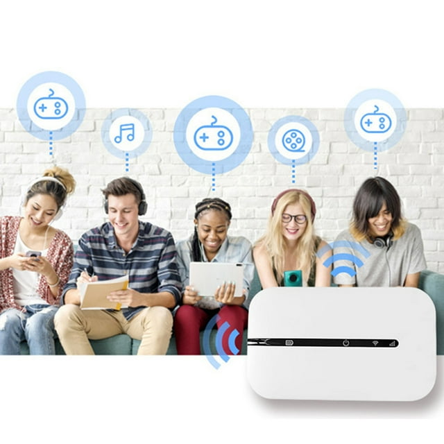 Wi-Fi Portable 4G, Hotspot Wi-Fi Mobile 150 Mbps Compact pour Téléphone pour Ordinateur Portable