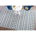 thumbnail image 4 of Mohawk Home Woodbridge Aztec Bands Denim Printed Area Rug, 5'x8', Cream & Navy, 4 of 5