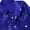 Blue, variant on YiZYiF Kids Boys Long Sleeve Tops Shiny Sequined Shirt Jazz Dance Costume