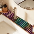 thumbnail image 2 of Yayeee Faucet Mat for Kitchen Sink 14.7" Diatomite Long Splash Guard Pad, Pink Block Pattern, 2 of 7