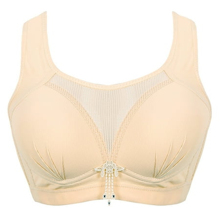 

BELLZELY Bras for Women Plus Size Clearance Women s Bra Wire Free Underwear One-Piece Bra Everyday Underwear