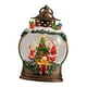 thumbnail image 4 of Bola de nieve navideña, linterna, decoración navideña, luz nocturna iluminada con música y automático para escritorio, estante, oficina,, 4 of 9