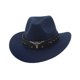 thumbnail image 5 of Sombrero de vaquero Yinane con protección solar Azul oscuro, 5 of 8